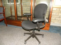Used Herman Miller Equa Series 2 Mid Back Task Chair, Black on Black