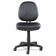Interval Series Swivel/Tilt Task Chair, Soft-Touch Leather, Black, New