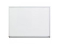 Dry-Erase Board, Melamine, 24 x 18, Satin-Finished Aluminum Frame, New