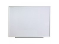 Dry Erase Board, Melamine, 48 x 36, Aluminum Frame, New
